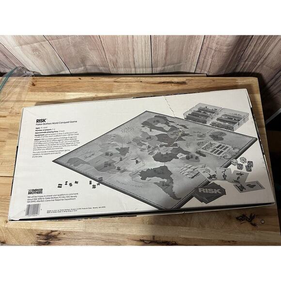 1980 Risk Board Game Parker Brothers Complete But Damaged Box - Picture 3 of 11